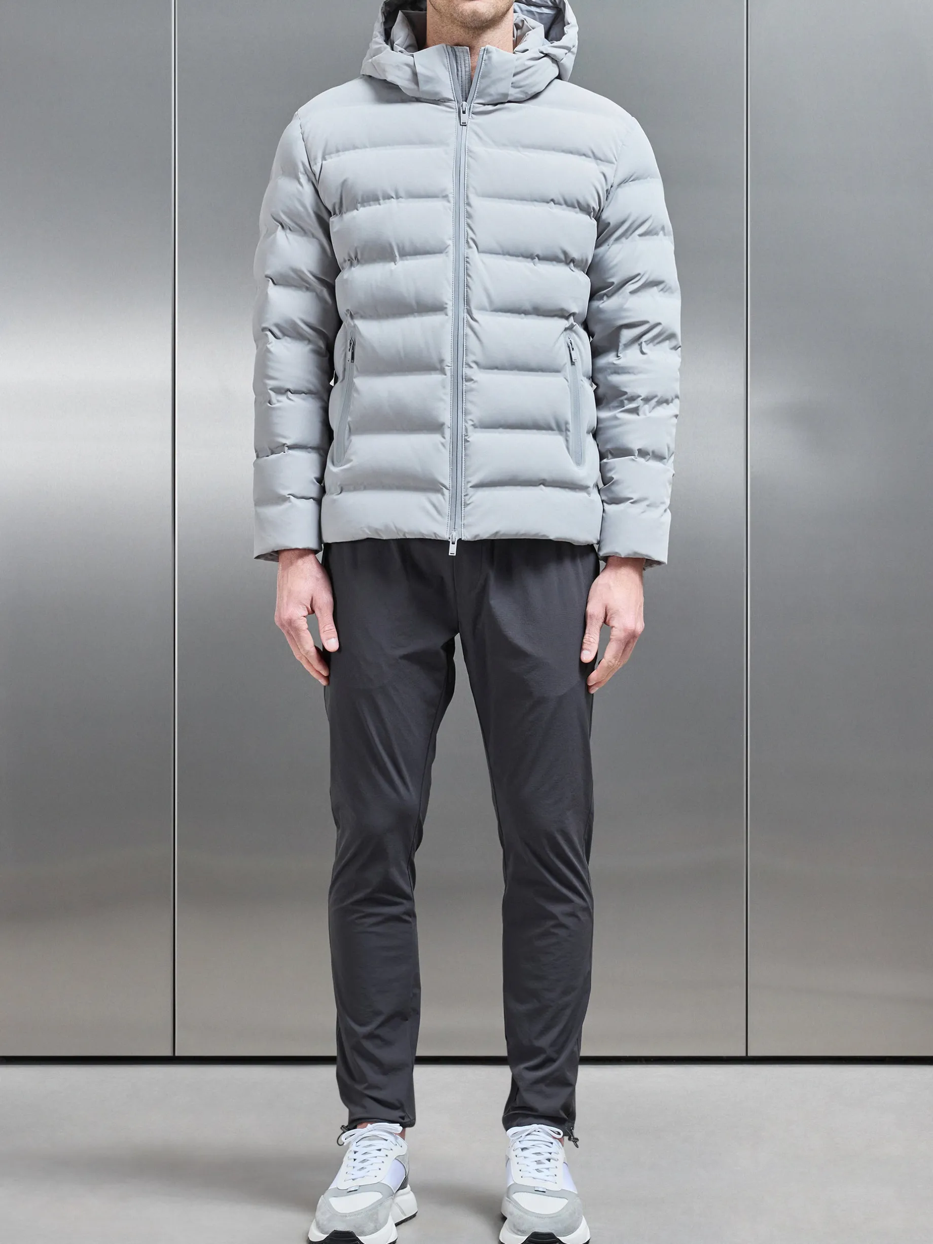Active Down Jacket - Mid Grey