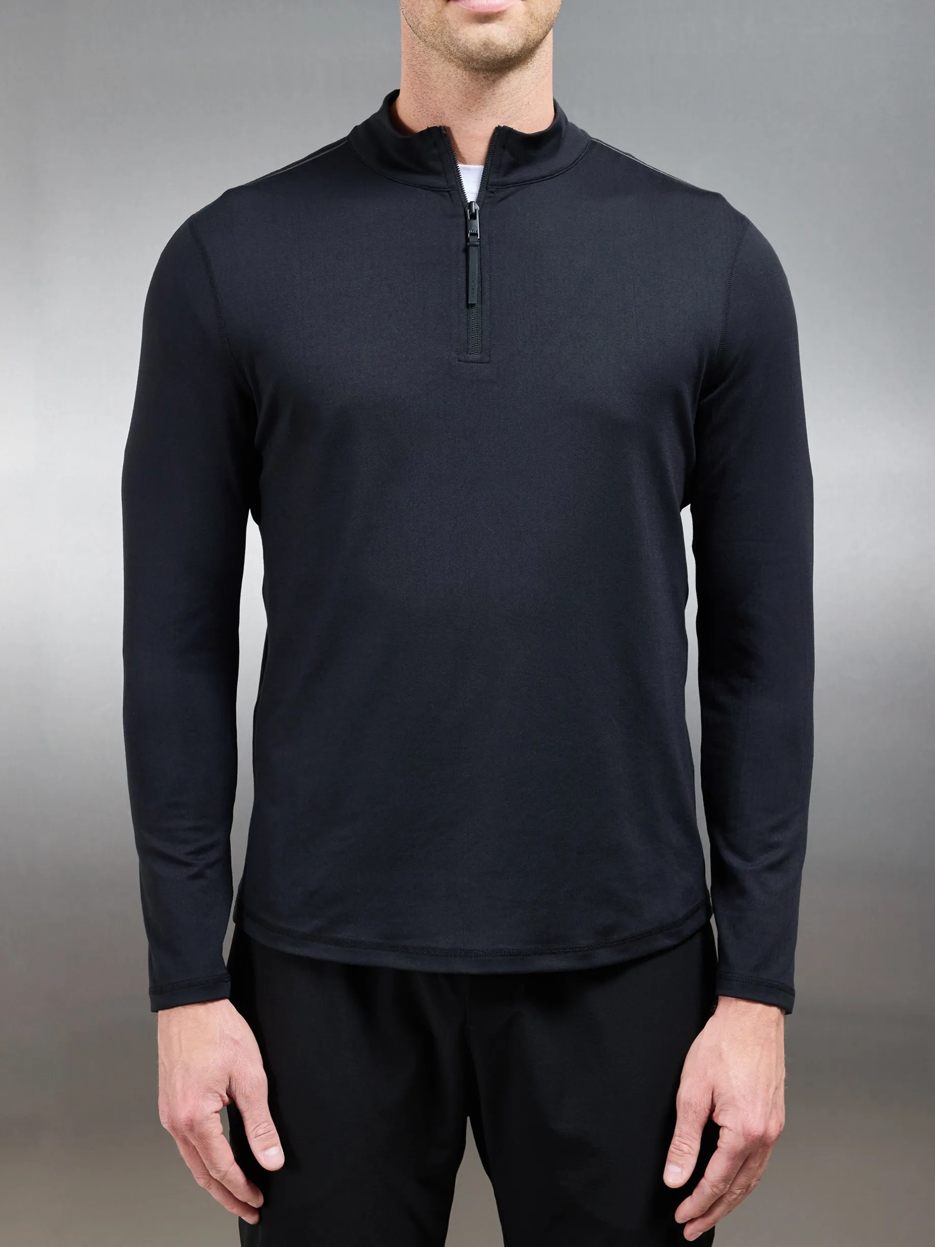 Active Essential Half Zip - Black
