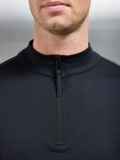 Active Essential Half Zip - Black
