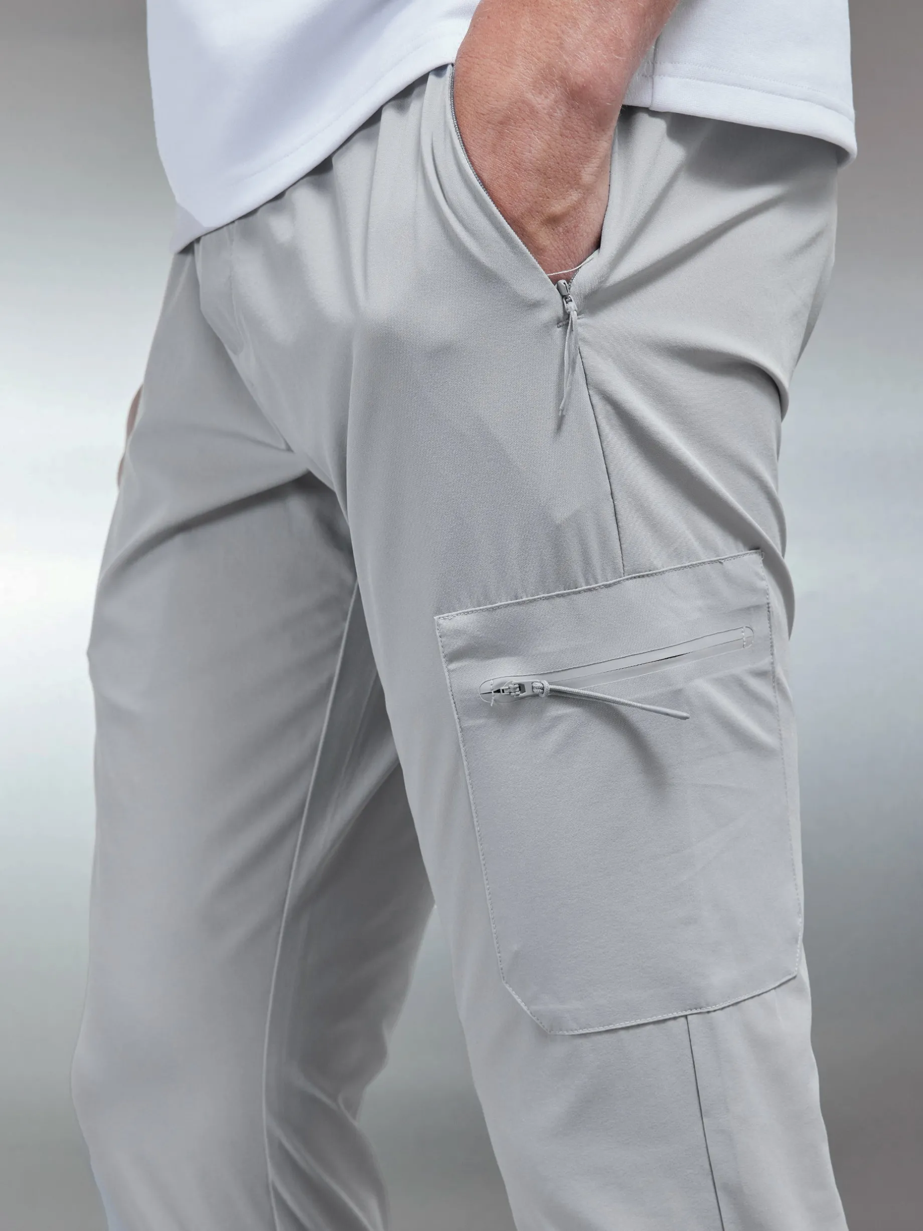 Active Technical Cargo Pant - Mid Grey