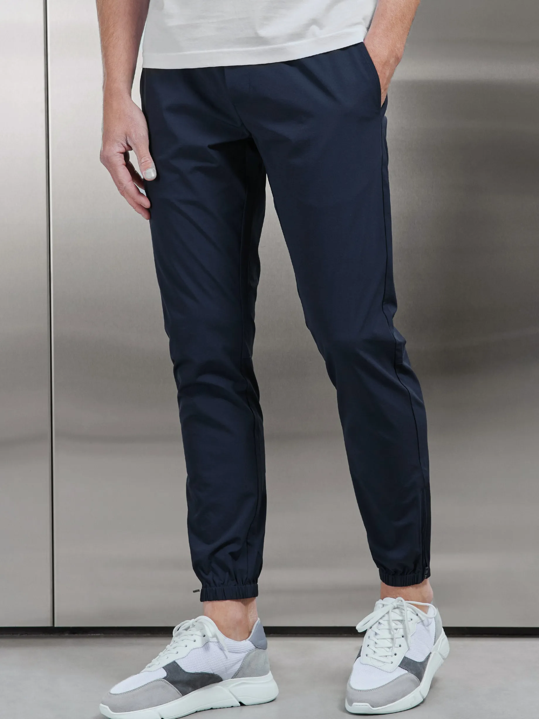 Active Technical Cuffed Trackpant - Navy