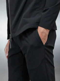 Active Technical Cuffed Trackpant - Black