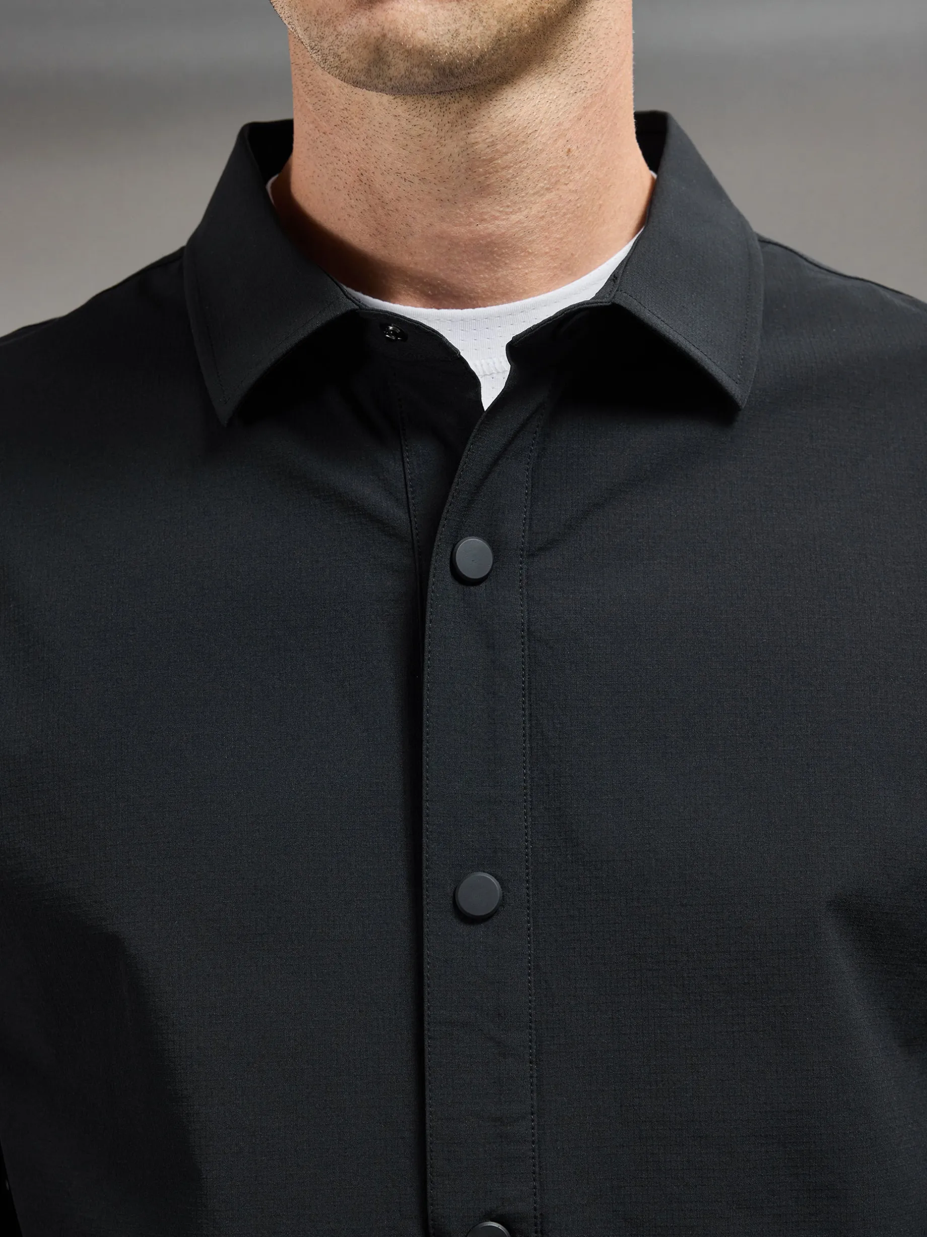 Active Technical Overshirt - Black