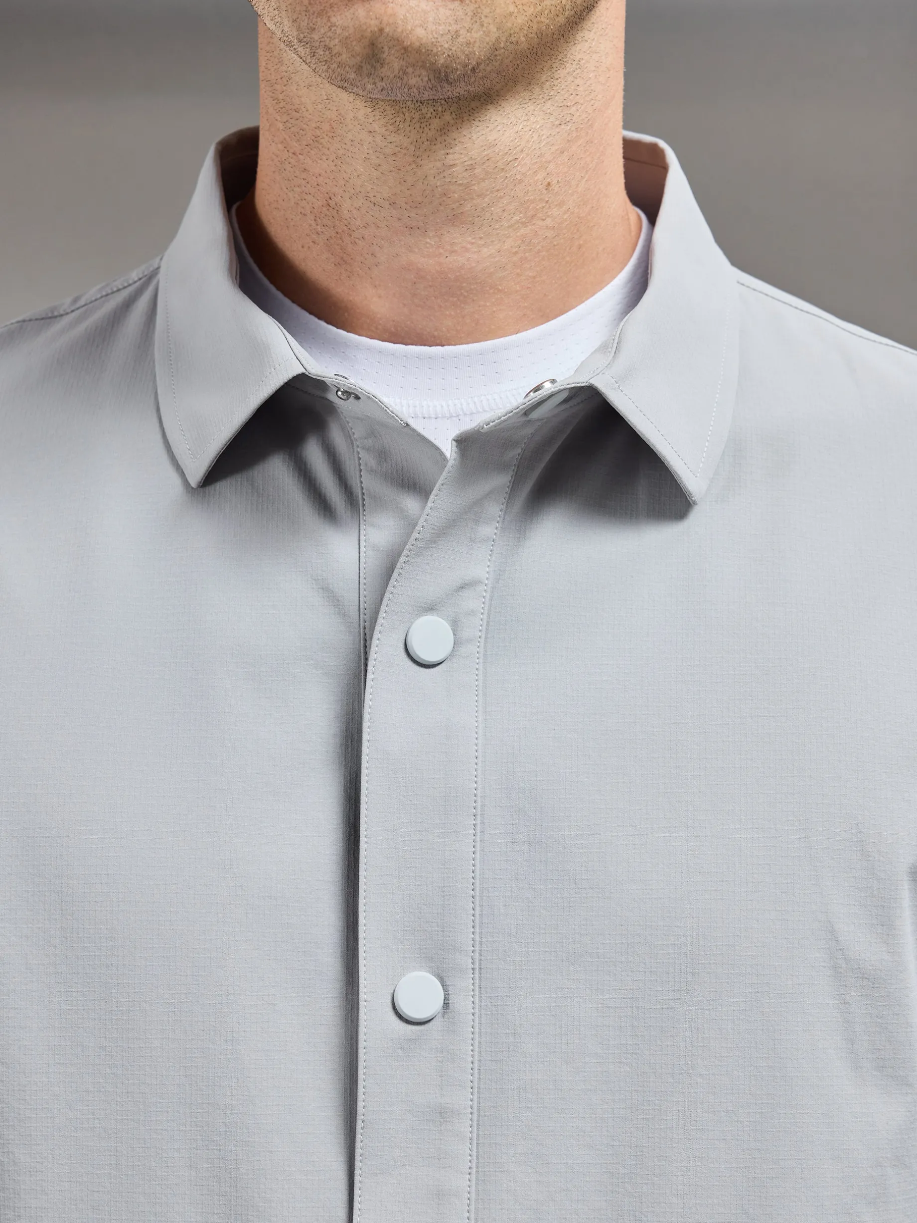 Active Technical Overshirt - Mid Grey