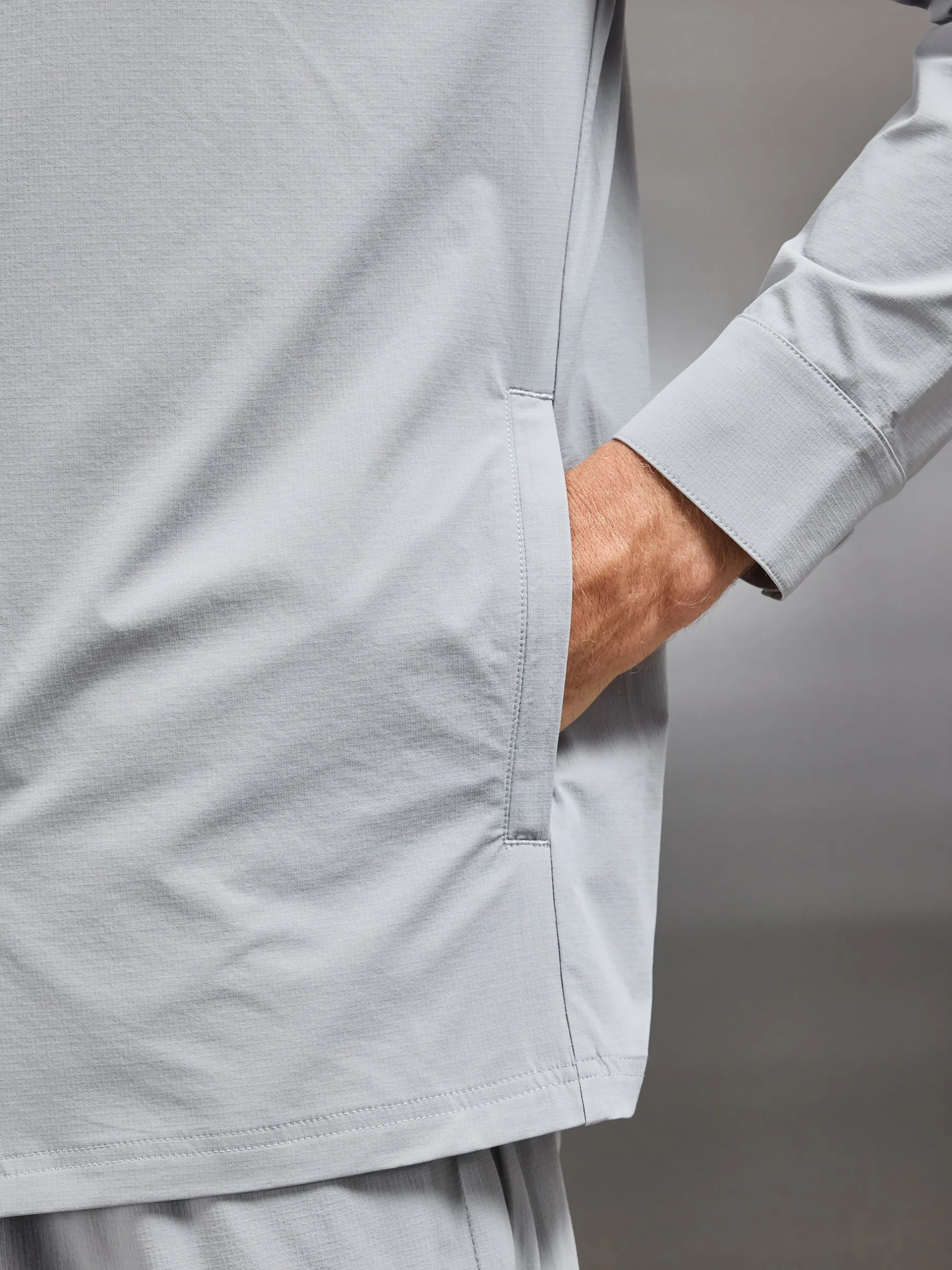 Active Technical Overshirt - Mid Grey