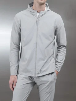 Active Technical Windbreaker - Mid Grey