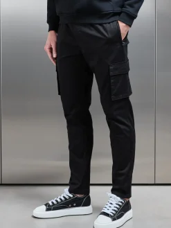 Cotton Cargo Pant - Black