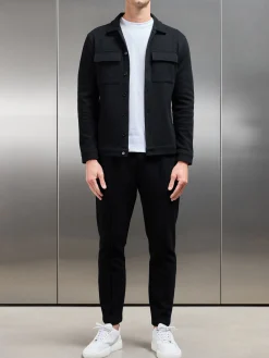 Cotton Twill Trouser - Black