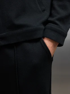 Cotton Twill Trouser - Black