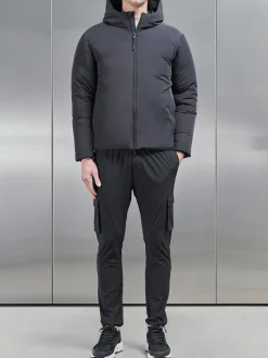 Down Padded Windbreaker - Black