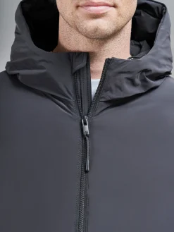 Down Padded Windbreaker - Black