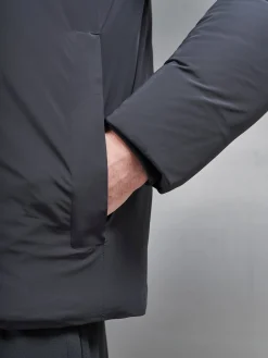 Down Padded Windbreaker - Black
