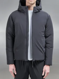 Down Padded Windbreaker - Black