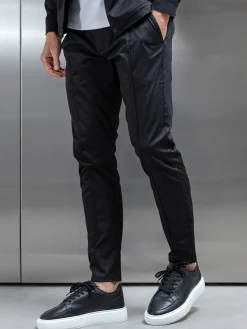 Essential Drawstring Trouser - Black