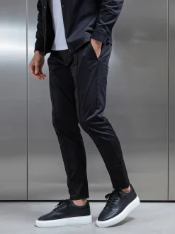Essential Drawstring Trouser - Black