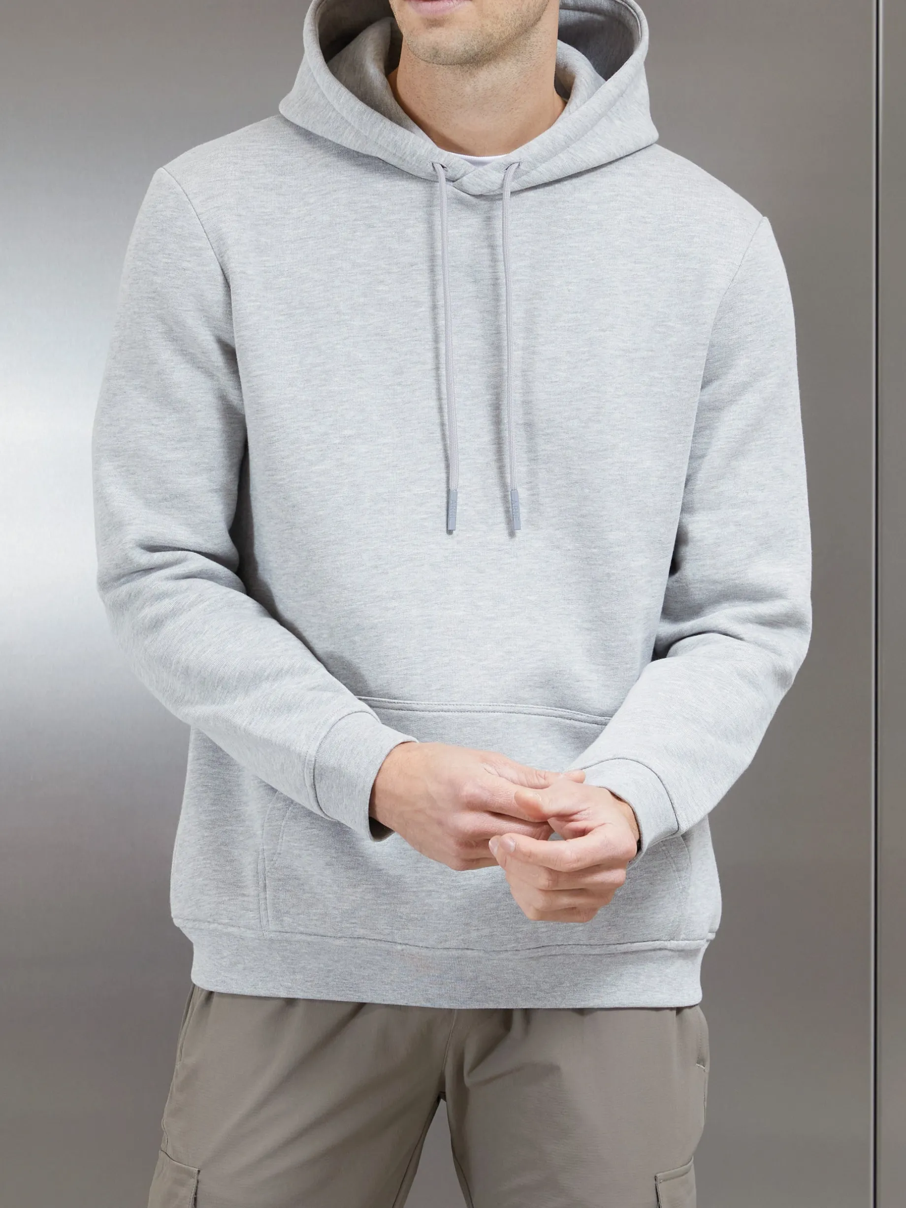 Essential Hoodie - Marl Grey