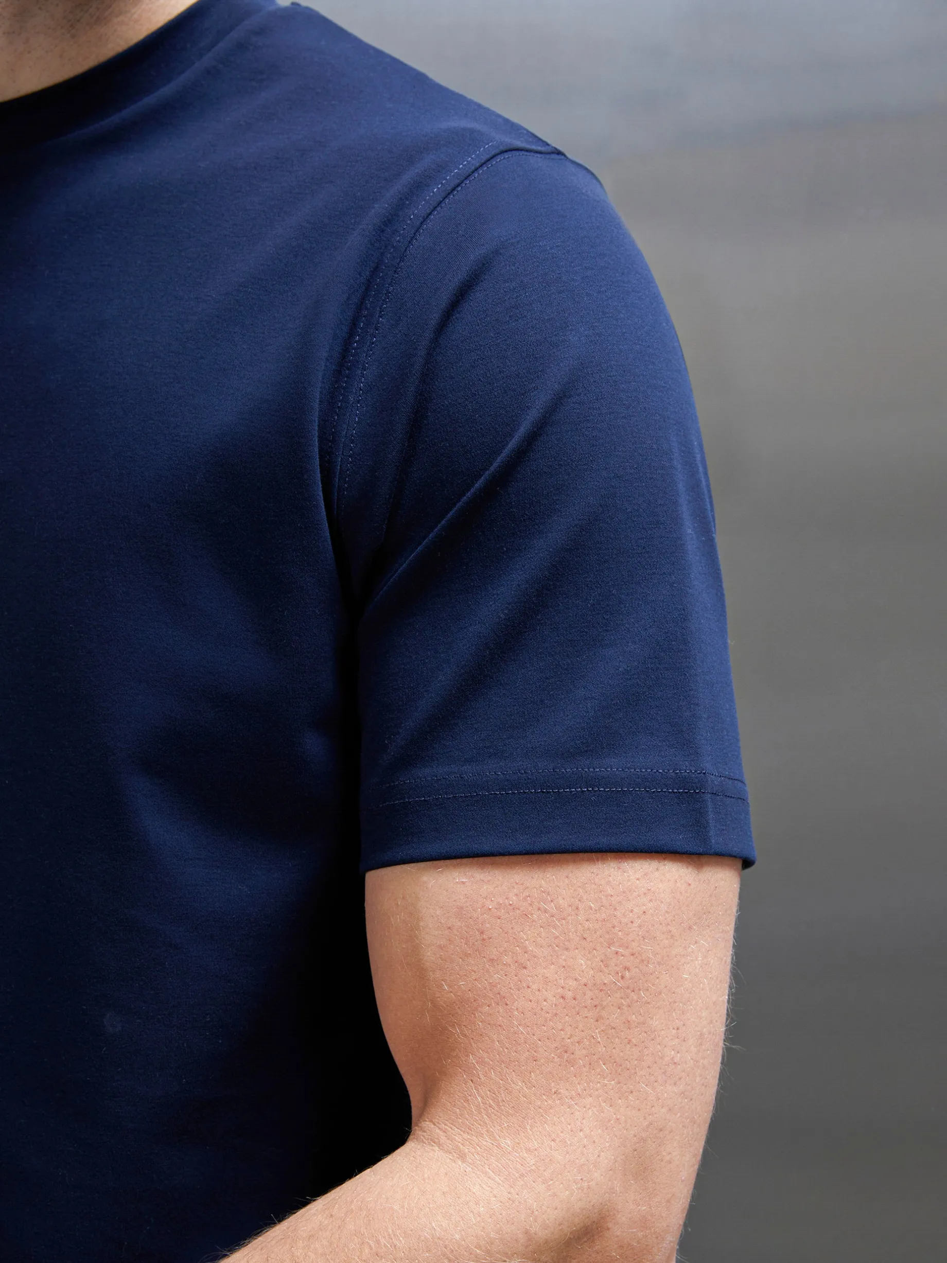 Essential Interlock T-Shirt - Navy