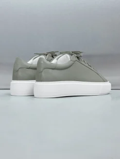 Essential Leather Trainer - Olive