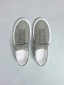Essential Leather Trainer - Olive