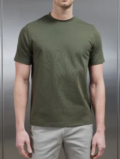 Essential Mercerised Interlock T-Shirt - Sage