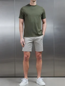 Essential Mercerised Interlock T-Shirt - Sage