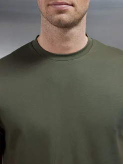 Essential Mercerised Interlock T-Shirt - Sage
