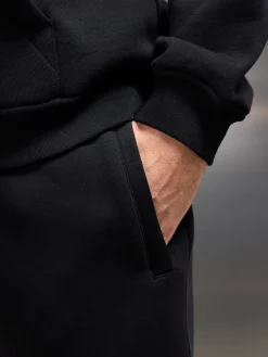 Essential Relaxed Fit Cuffed Jogger - Black