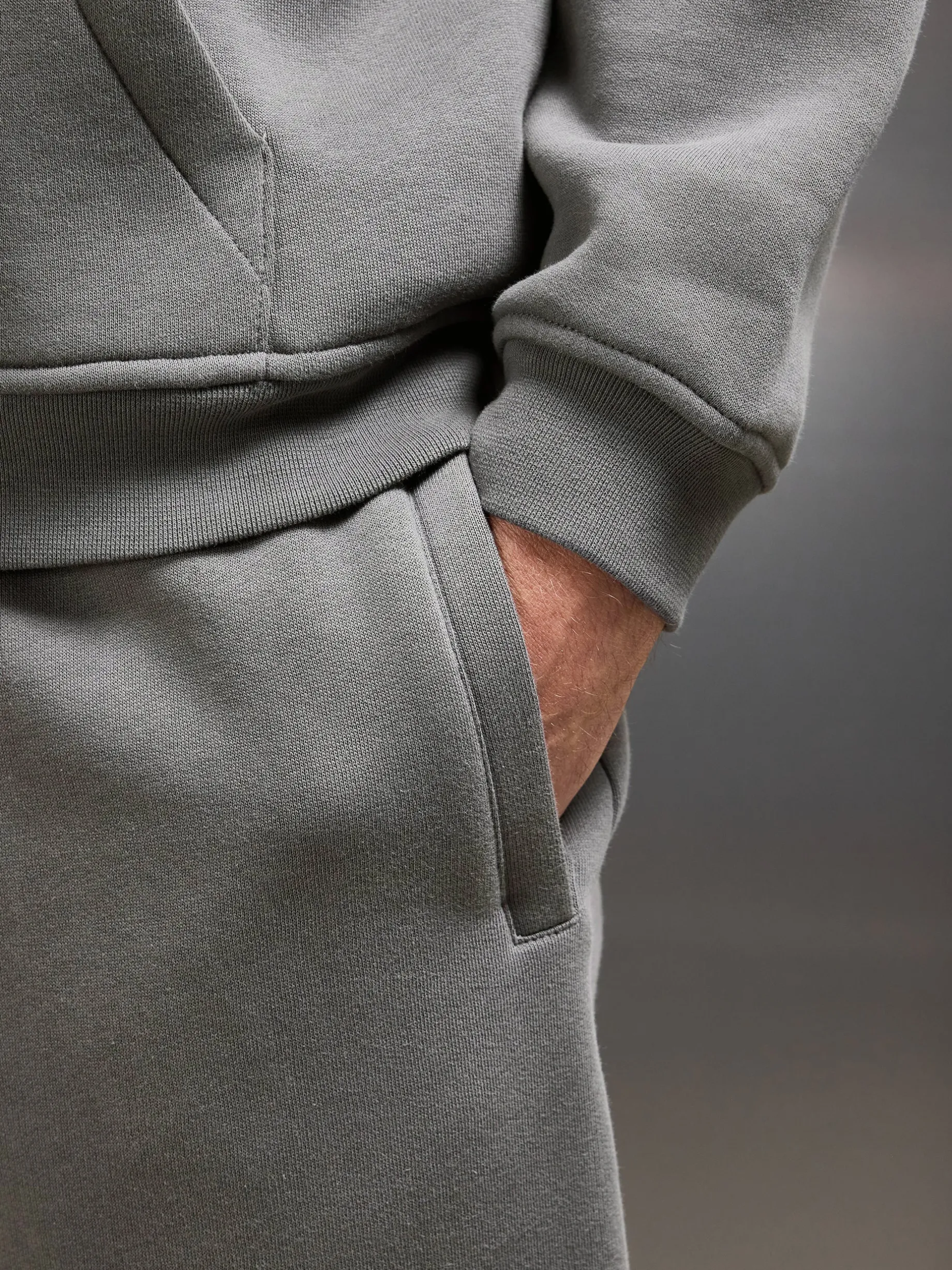 Essential Relaxed Fit Cuffed Jogger - Grey