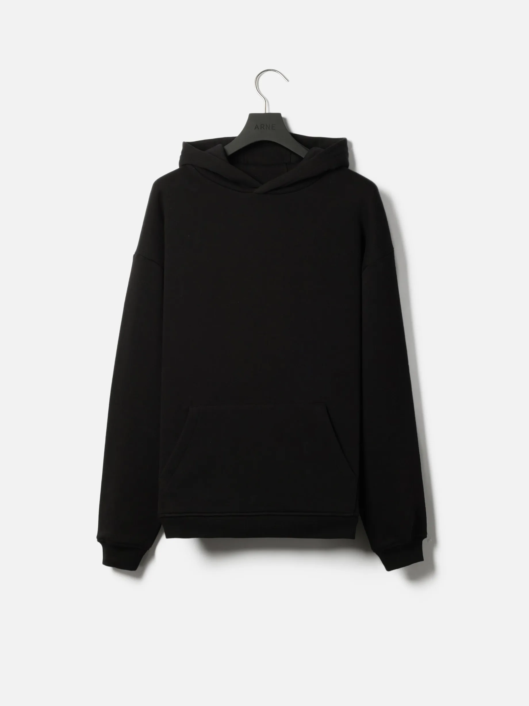 Essential Relaxed Hoodie - Black