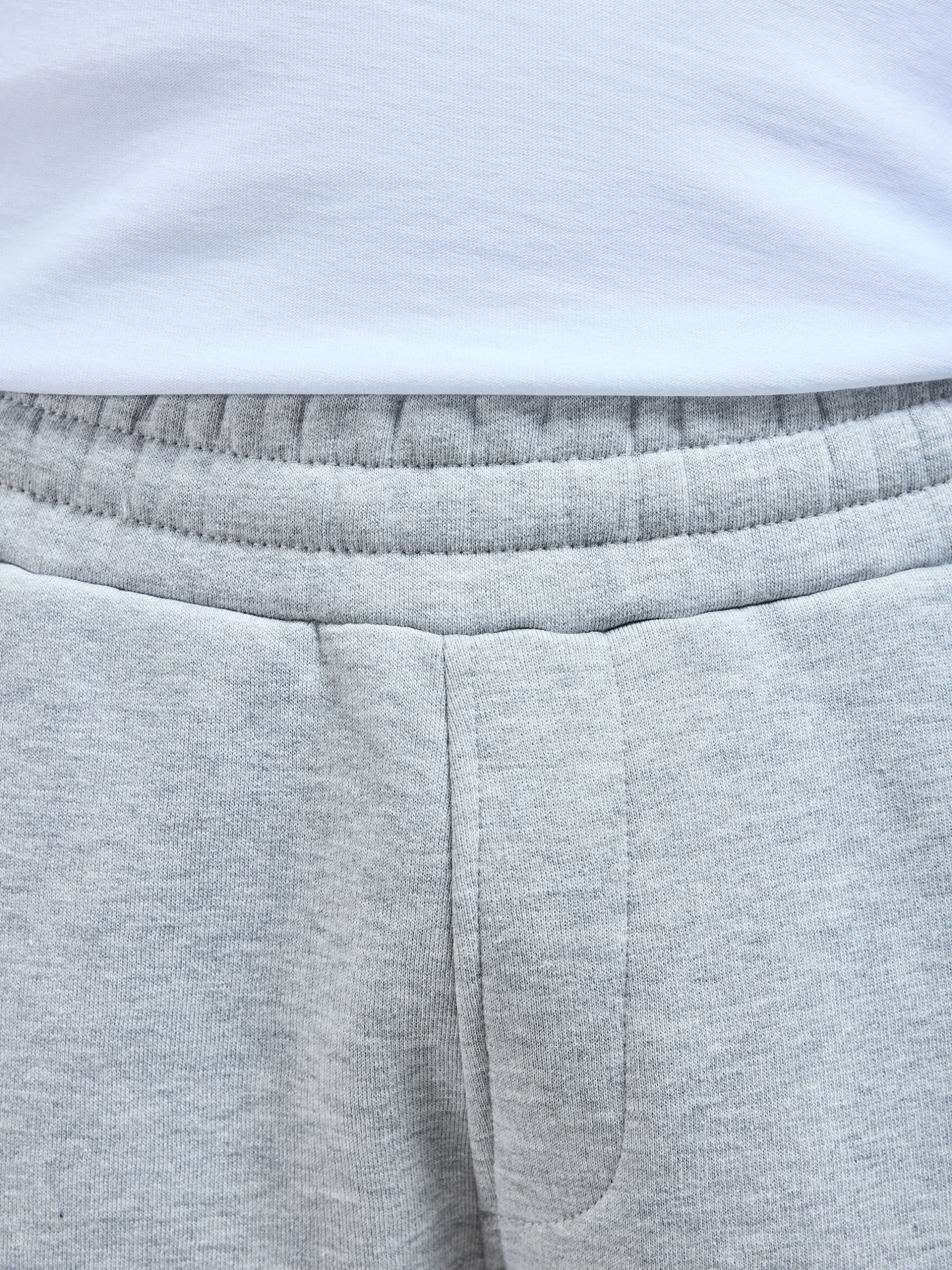 Essential Straight Leg Jogger - Marl Grey