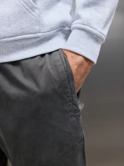 Garment Dye Cotton Trouser - Grey