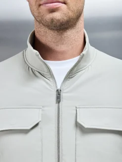 Hybrid Cargo Jacket - Stone
