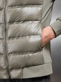 Hybrid Puffer Jacket - Olive