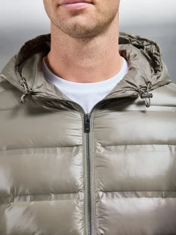 Hybrid Puffer Jacket - Olive