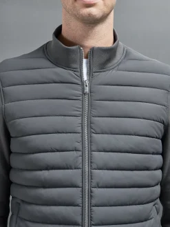 Hybrid Quilted Jacket - Grey