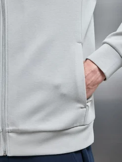 Interlock Jersey Bomber Jacket - Stone