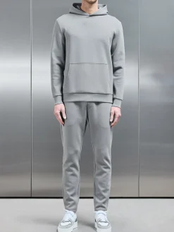 Interlock Jersey Essential Hoodie - Grey