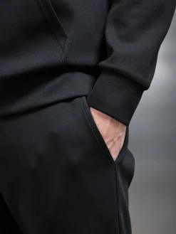 Interlock Jersey Essential Jogger - Black