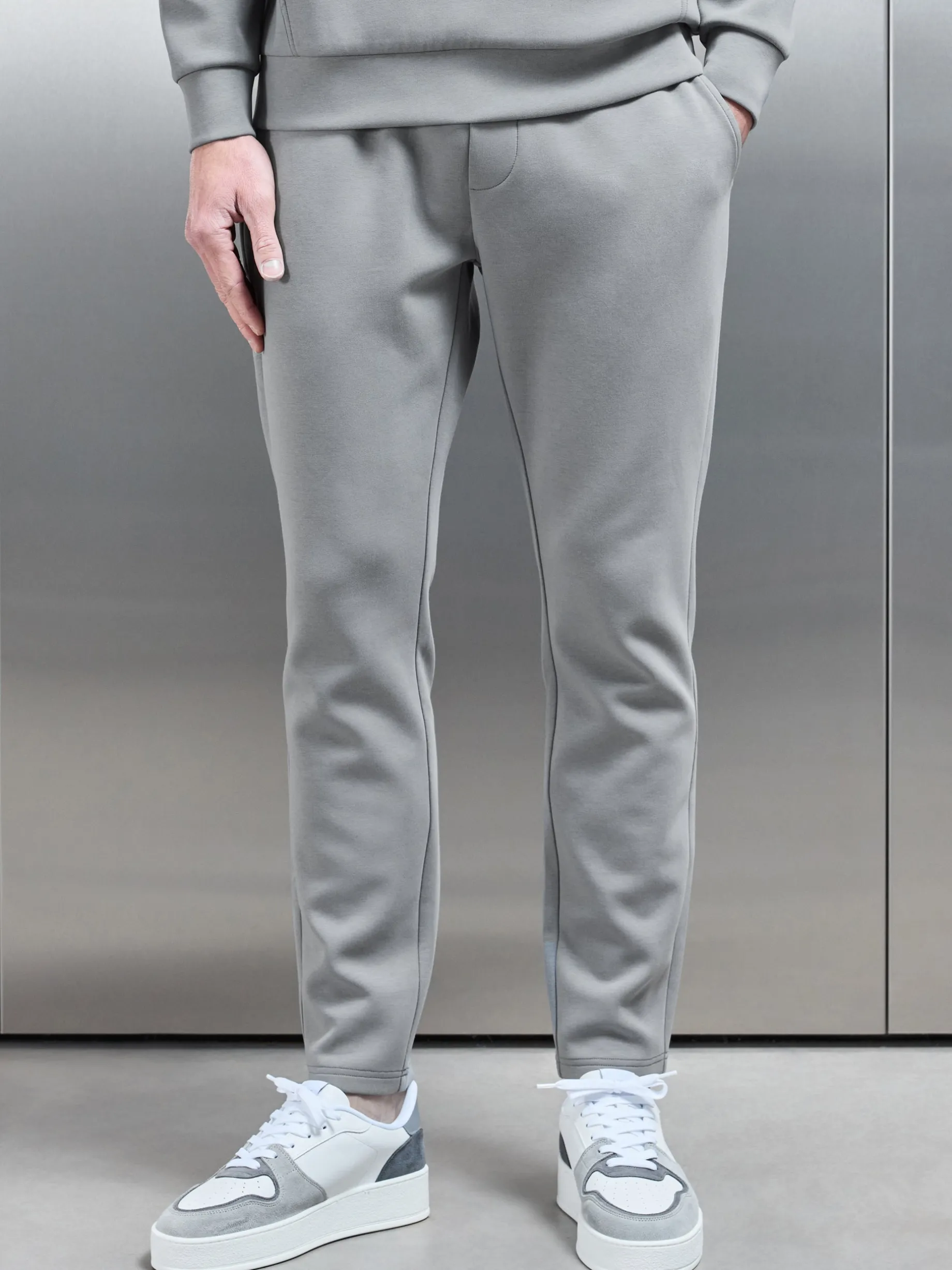 Interlock Jersey Essential Jogger - Grey