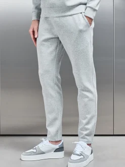 Interlock Jersey Essential Jogger - Marl Grey
