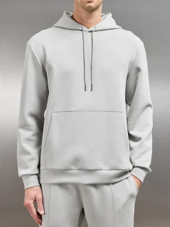 Interlock Jersey Hoodie - Stone