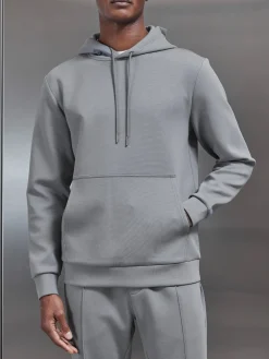 Interlock Jersey Hoodie - Grey
