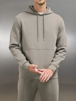 Interlock Jersey Hoodie - Taupe