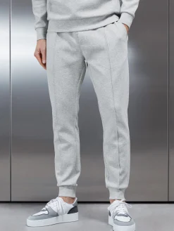 Interlock Jersey Jogger - Marl Grey