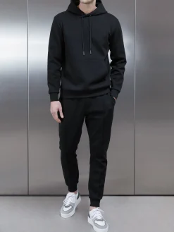 Interlock Jersey Jogger - Black