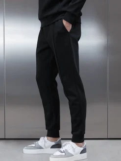 Interlock Jersey Jogger - Black
