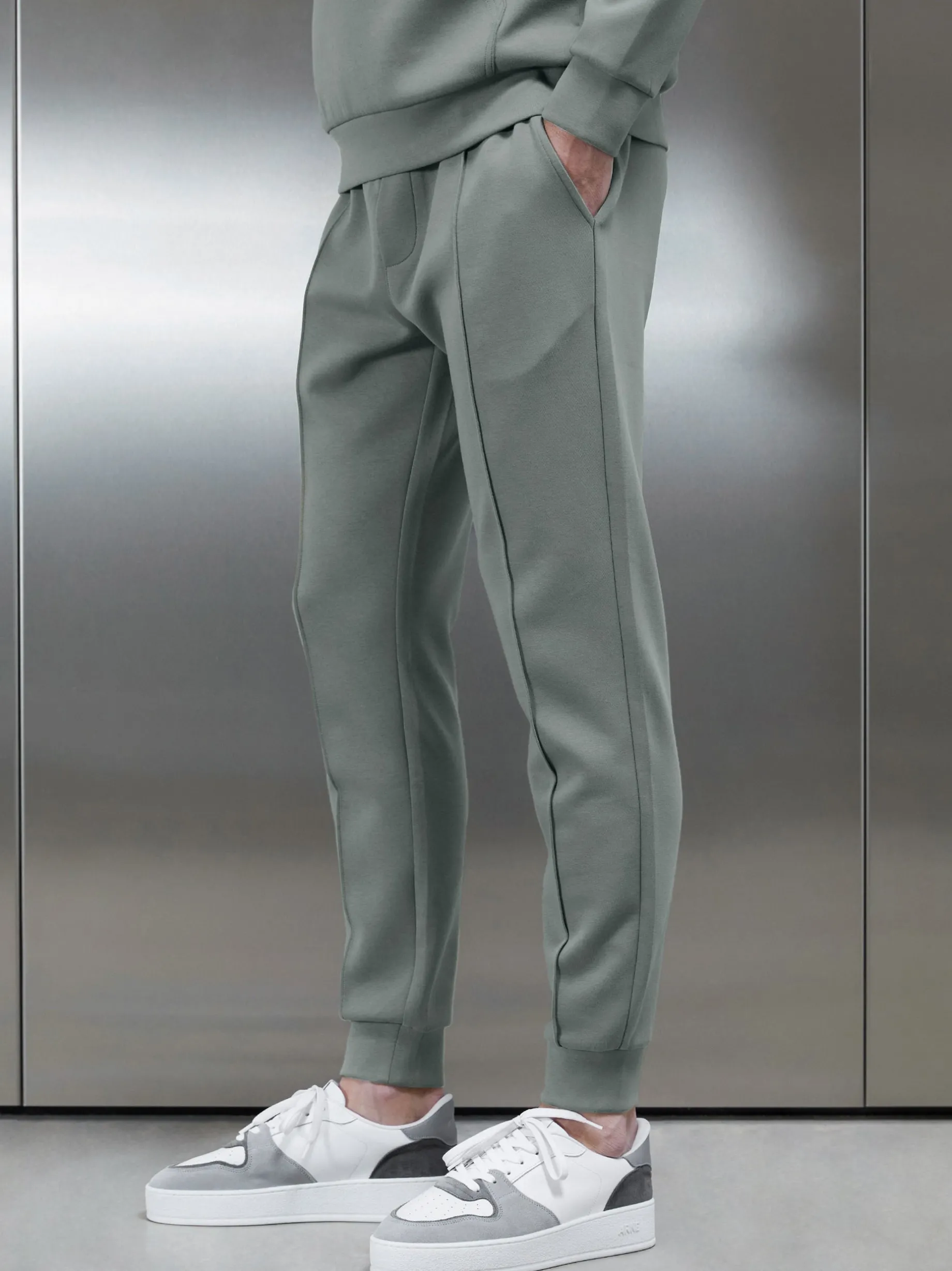 Interlock Jersey Jogger - Sage