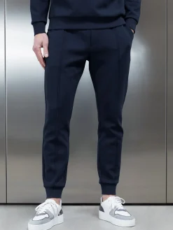 Interlock Jersey Jogger - Navy