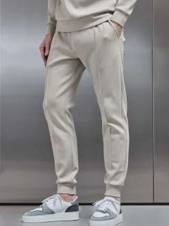 Interlock Jersey Jogger - Stone