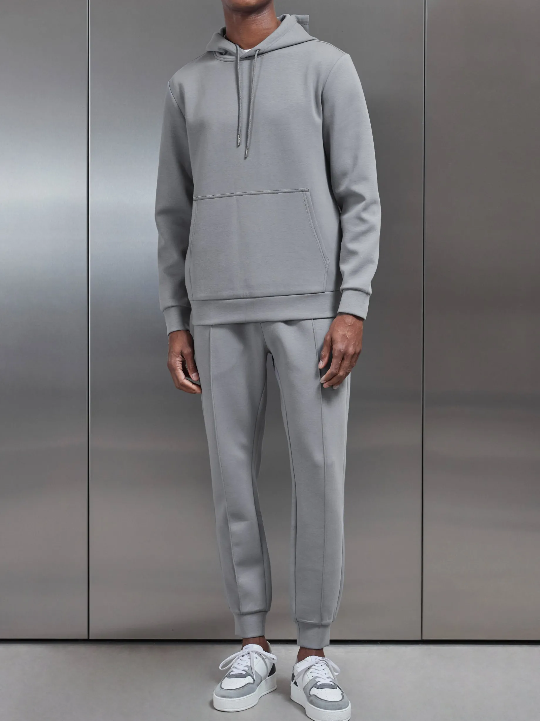 Interlock Jersey Jogger - Grey
